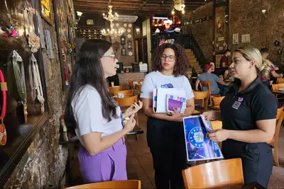 notícia: Estado leva campanha 'Não se Cale' a restaurantes e espaços turísticos paraenses