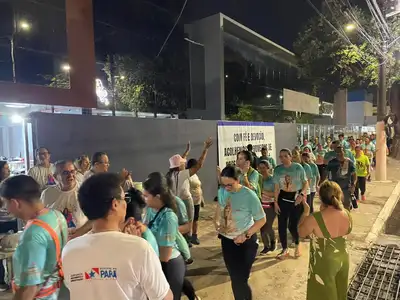 notícia: Servidores da Seplad realizam ação de acolhimento aos romeiros durante o Círio 2025