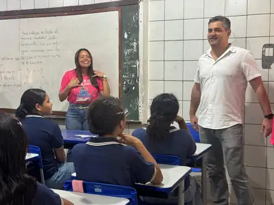 notícia: Diretorias de Ensino 7 e 8, de Belém, recebem visita técnica da Seduc