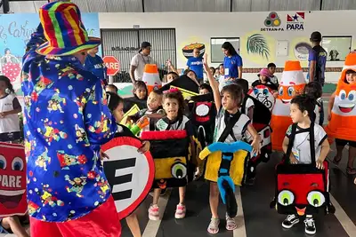 notícia: Detranzinho celebra dois anos de ensino e conscientização a crianças e adolescentes
