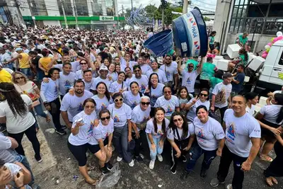 notícia: Cosanpa distribui 45 mil copos de Água Bolonha aos romeiros da procissão