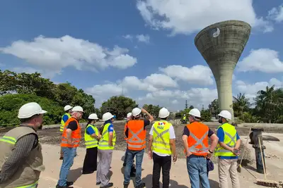 notícia: Cosanpa recebe visita técnica do BID para monitoria em obras de saneamento