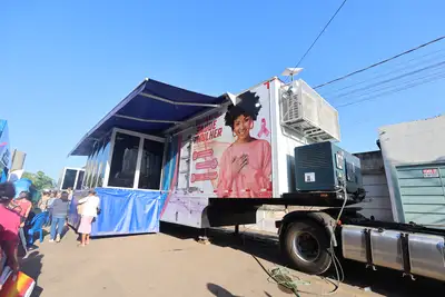 notícia: Carreta da Mulher realiza mais de 7,5 mil atendimentos durante as ações do "Por Todas Elas"