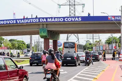 notícia: Viadutos garantem segurança nos retornos e fluidez do trânsito na BR-316