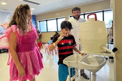 notícia: PPSRM e Sespa finalizam programação educativa do Mês da Criança abordando o tema Saúde Bucal