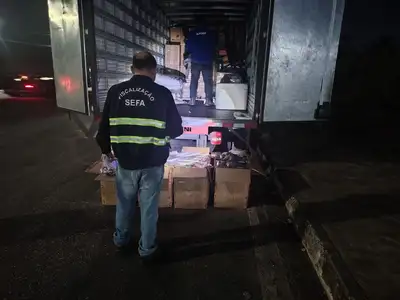 notícia: Sefa apreende mais de três mil shorts masculinos em Cachoeira do Piriá