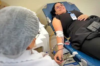 notícia: Fundação Hemopa e Hospital Abelardo Santos fazem campanha de doação de sangue