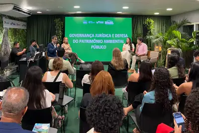 notícia: COP30: PGE marca presença com painéis sobre governança ambiental e desenvolvimento sustentável da Amazônia no espaço da GreenZone