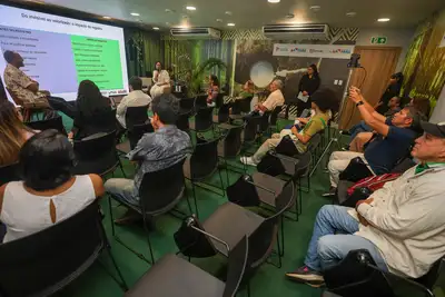 notícia: Na COP30, Adepará destaca pioneirismo do Pará na valorização da bioeconomia e da agricultura familiar 