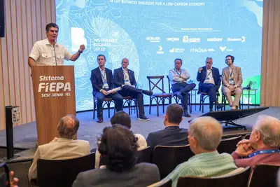 notícia: Em evento do setor produtivo, governador defende a transversalidade da agenda da sustentabilidade