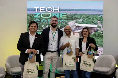 notícia: Tecnologia e preservação ambiental pautam o terceiro dia da Techzone, em Belém