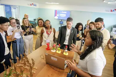 notícia: Comitiva de gestores de educação visita o Centro de Inovação e Sustentabilidade da Seduc