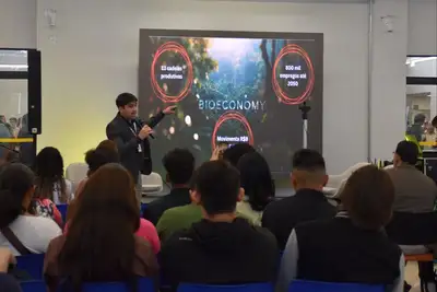 notícia: SECTET apresenta painel e palestra sobre bioeconomia e tecnologia na Techzone