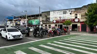 notícia: Detran avança na modernização da sinalização viária em Belém