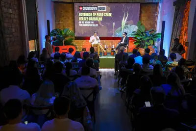 notícia: Governador Helder Barbalho apresenta visão do Pará para a Bioeconomia Global no TEDx Amazônia, em Belém