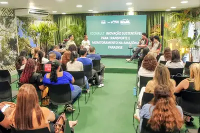 notícia: Estudantes da rede pública estadual apresentam na COP30 projetos de iniciação científica