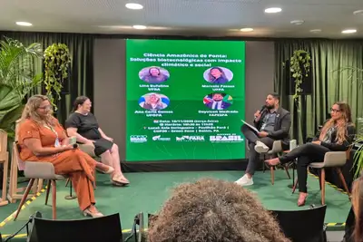 notícia: Ciência de Ponta na Amazônia: Fapespa explora soluções biotecnológicas com impacto climático e social em painel no Pavilhão Pará