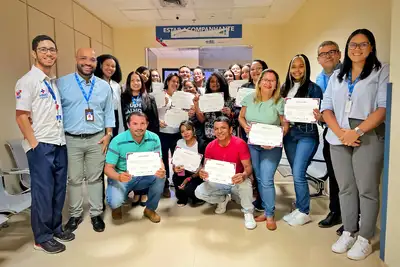 notícia: Hospital Abelardo Santos fortalece assistência ao idoso e forma mais uma turma de cuidadores