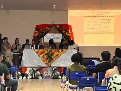 notícia: Diretoria Regional de Ensino de Bragança destaca presença afro-indígena na cultura Caeteuara