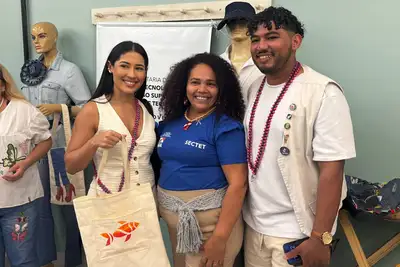 notícia: Influenciadores digitais do TikTok visitam projeto da Usina da Paz