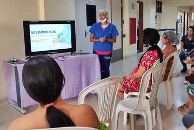 notícia: Hospital Regional do Tapajós promove ação que fortalece mães de bebês prematuros 