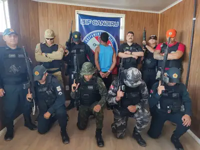 notícia: Agentes da Base Fluvial 'Candiru' cumprem mandado de prisão por tentativa de homicídio 
