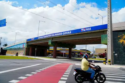 notícia: Viadutos garantem segurança nos retornos e fluidez do trânsito na BR-316