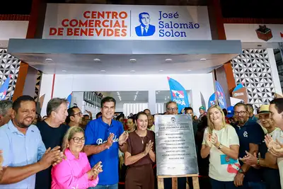 notícia: Moderno e confortável, Novo Centro Comercial de Benevides é entregue pelo Governo do Pará