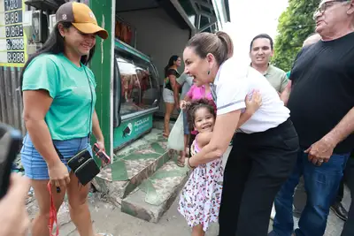 galeria: Agenda Vice-Governadora Hana Ghassan : Entrega da Feira do Açaí e da Farinha de Oeiras do Pará
