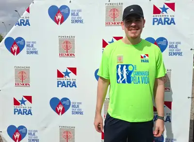 notícia: Hemopa promove caminhada no Parque do Utinga para celebra Mês do Doador de Sangue