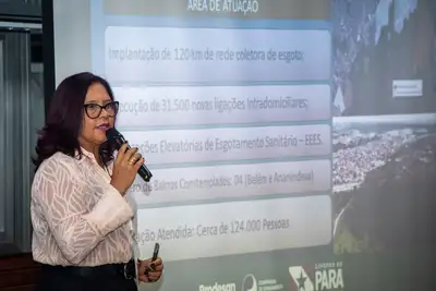 notícia: Cosanpa apresenta ações do Prodesan Pará Lagos na Semana da Água 2025, em Buenos Aires, na Argentina
