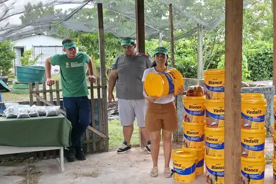 notícia: PCT Guamá estimula agricultura sustentável e segurança alimentar com oficina de compostagem e horta orgânica