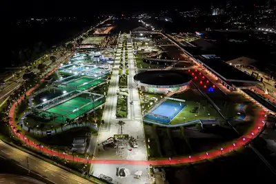 galeria: Imagens Natal encantado Parque da cidade (DRONE)