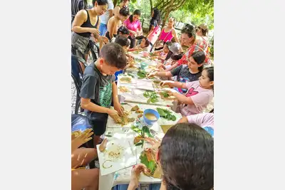 notícia: Criatividade e natureza inspiram nova edição do Ecoarte no Mangal das Garças