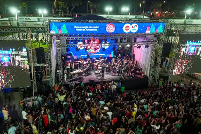 galeria: Amazônia Jazz Band no Natal Encantado Parque da Cidade DRONE