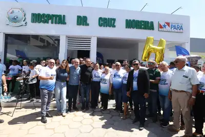 notícia: Governo do Pará entrega novo Hospital Dr. Cruz Moreira, em Limoeiro do Ajuru