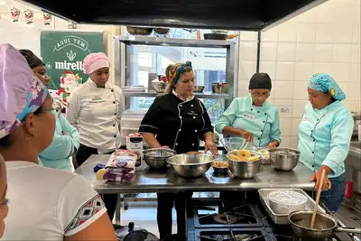 notícia: Turma de Confeitaria da EETEPA Salvaterra realiza visita na Usina da Paz do Jurunas/Condor