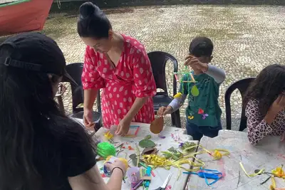 notícia: Criatividade e educação ambiental marcam oficina gratuita de móbiles no Mangal das Garças