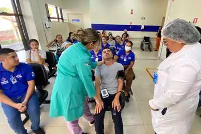 notícia: Hospital de Capanema faz simulação realística para fortalecer resposta a emergências 