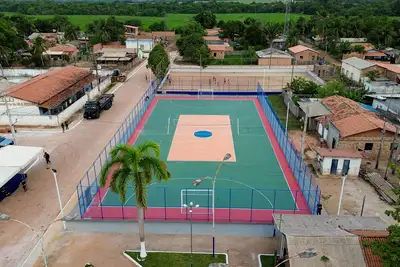 galeria: QUADRA POLIESPORTIVA DA VILA ARCO IRIS Ulianópolis DRONE