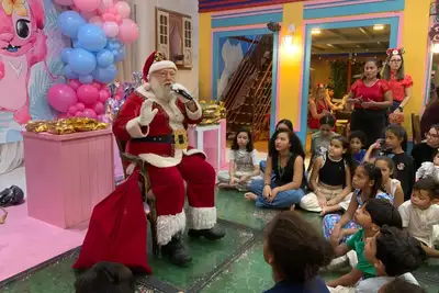 notícia: Fundação Hemopa celebra o Natal com ação de acolhimento e lazer para pacientes