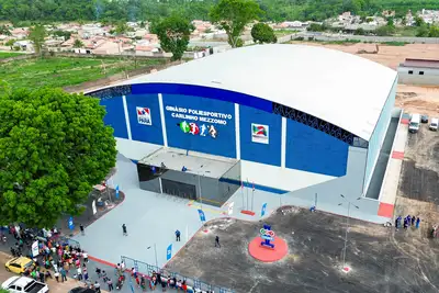 galeria: Agenda Gov ENTREGA DO GINÁSIO POLIESPORTIVA Breu Branco