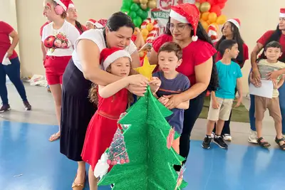 notícia: Natea Caetés realiza programação de Natal com atividades terapêuticas e integração social 