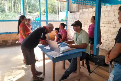 notícia: Estado garante acesso às políticas públicas para famílias da Floresta Nacional do Tapajós 