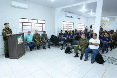 notícia: Estado implanta programa de Supervisão Militar em escola do município de Pacajá