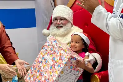 notícia: Hospital de Clínicas promove ações de Natal e reforça cuidado humanizado