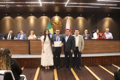 notícia: Semas recebe Prêmio Paulo Frota por atuação em defesa dos direitos de povos e comunidades tradicionais