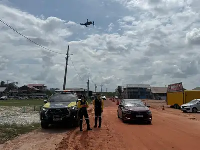 notícia: Detran garante fiscalização no fluxo de saída de Belém e em Salinópolis 