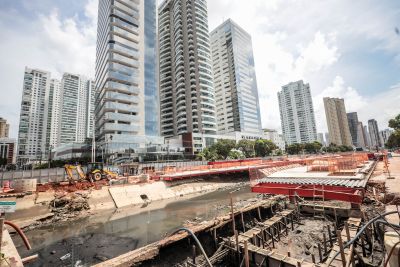 notícia: Obra da Nova Doca avança com mudança no trânsito a partir desta segunda-feira (17)