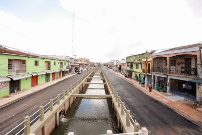 notícia: Obras de trecho do Canal da Gentil em Belém estão em reta final